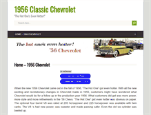 Tablet Screenshot of 56classicchevy.com